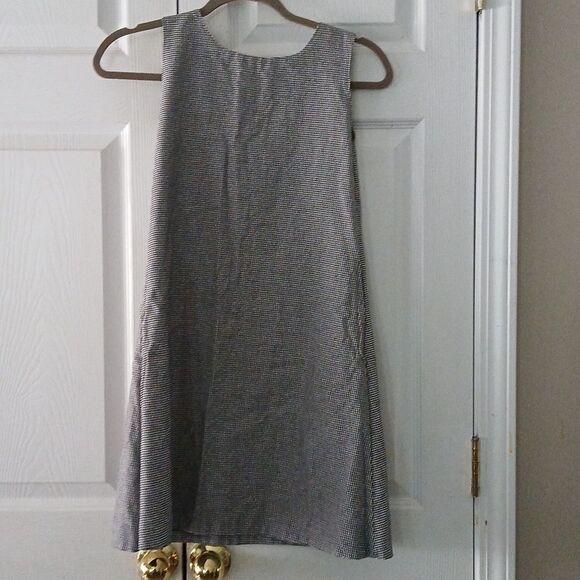 Strasburg Houndstooth reversible Halloween , red trim pocket dress Sz 6 NWOT - Picture 7 of 8